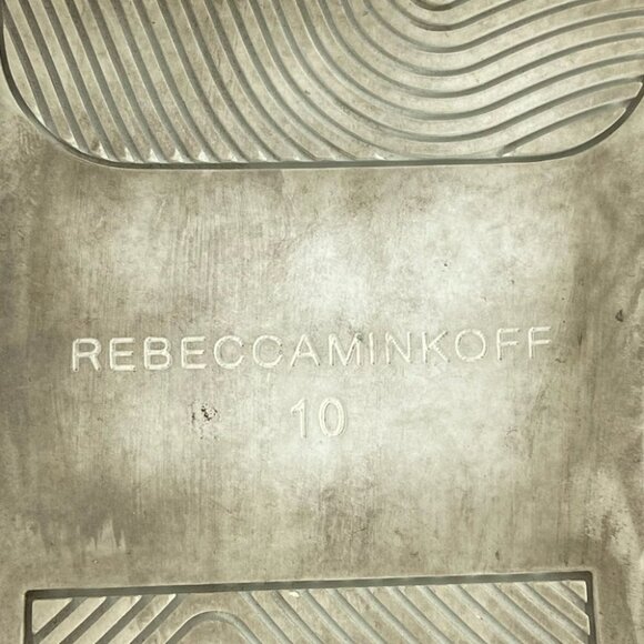 Rebecca Minkoff Red d'Orsay Nana Slip On Flats Size 10 Burgundy Maroon Shoes - Picture 10 of 11